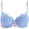 Rembourr&eacute;s Brigitte Bardot Soutien-gorge coques moul&eacute;es bleu Swing Bleu