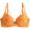 Rembourr&eacute;s Pomm'poire Soutien-gorge ampliforme coque moul&eacute;e moutarde Effront&eacute;e Jaune