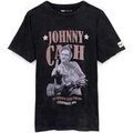 Tee-shirts sur Grenoble : T-shirt Johnny Cash Character T-shirt &agrave; manches courtes Noir
