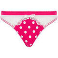 Culottes & slips Pomm'poire String fuchsia/blanc Lana Rose