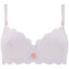 Corbeilles & balconnets Brigitte Bardot Soutien-gorge coques armatures blanc Rosee Blanc