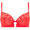 Corbeilles & balconnets Morgan Soutien-gorge armatures rouge Claudia Rouge