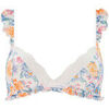 Rembourr&eacute;s Brigitte Bardot Soutien-gorge souple ivoire Jardin Blanc
