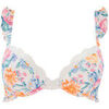 Rembourr&eacute;s Brigitte Bardot Soutien-gorge coques moul&eacute;es ivoire Jardin Blanc