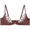 Emboitants Pomm'poire Soutien-gorge corbeille bordeaux Anthologie Rouge