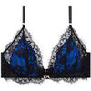 Triangles / Sans armatures Pomm'poire Soutien-gorge sans armatures noir/bleu Alcove Noir