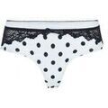 Shorties & boxers Pomm'poire Shorty ivoire/noir Lana Blanc