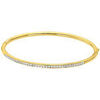 Bracelets Lotus Bracelet jonc Style Bliss acier dor&eacute; Jaune