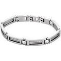 Bracelets sur Grenoble : Bracelets Lotus Bracelet homme acier cable style Men In Black