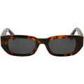 Lunettes sur Grenoble : Lunettes de soleil Off-White OERI124 Fillmore Lunettes de soleil, Havana/Gris, 49 mm