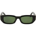 Lunettes sur Grenoble : Lunettes de soleil Off-White OERI124 Fillmore Lunettes de soleil, Noir/Vert, 49 mm