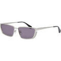 Lunettes sur Grenoble : Lunettes de soleil Off-White OERI119 Richfield Lunettes de soleil, Argent/Gris, 56 mm Argent&eacute;