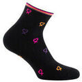 Chaussettes sur Grenoble : Chaussettes Kindy Socquettes en coton all over coeurs MADE IN FRANCE