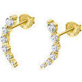 Boucles d'oreille sur Grenoble : Boucles oreilles Lotus Boucles d'oreilles Sylver Earparty dor&eacute;es Jaune