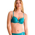 Maillots de bain Lisca Haut maillot de bain pr&eacute;form&eacute; BLUE LAGOON Vert Grenoble