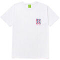 Tee-shirts sur Grenoble : T-shirt Huf T-SHIRT TEAM H POCKET SS WHITE