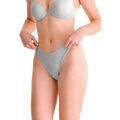 Maillots de bain Lisca Bas maillot slip de bain &eacute;chancr&eacute; BLUE LAGOON Gris