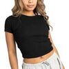 T-shirt Converse Womens Ribbed Slim