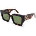 Lunettes de soleil Off-White OERI128 Catalina Lunettes de soleil, Havana/Vert, 55 mm Grenoble