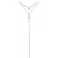 Collier Sc Crystal B2276-ARGENT+B2382-ARGENT-10001-CRYS Argent&eacute; Grenoble