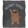 Plaids, jet&eacute;s We Bare Bears TV23605 Gris Unique. . Maison & D&eacute;co > Plaids, jet&eacute;s.