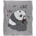 Linge de maison sur Grenoble : Plaids, jet&eacute;s We Bare Bears TV23606 Noir Unique. . Maison & D&eacute;co > Plaids, jet&eacute;s.