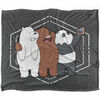 Plaids, jet&eacute;s We Bare Bears TV23620 Blanc Unique. . Maison & D&eacute;co > Plaids, jet&eacute;s.