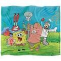 Plaids, jet&eacute;s Spongebob Squarepants TV24086 Multicolore Unique. . Maison & D&eacute;co > Plaids, jet&eacute;s.