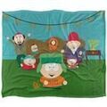 Linge de maison sur Grenoble : Plaids, jet&eacute;s South Park TV24689 Vert Unique. . Maison & D&eacute;co > Plaids, jet&eacute;s.