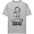 T-shirt Garfield Better With Coffee Grenoble
