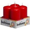 Bougies, diffuseurs Bolsius 10 cm x 4,8 cm ST5495 Rouge Unique. . Maison & D&eacute;co > Bougies, diffuseurs.