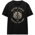 Tee-shirts sur Grenoble : T-shirt Yellowstone Dutton Ranch Protect The Land