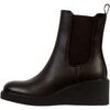 Bottines Super Mode Bottines &agrave; Zip Marron