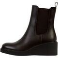 Bottes femme sur Grenoble : Bottines Super Mode Bottines &agrave; Zip Marron
