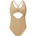Maillots de bain Lingadore Maillot de bain 1 pi&egrave;ce Dor&eacute; Grenoble