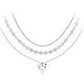Colliers sur Grenoble : Collier Sc Crystal BS4398-CRYS-SN016+B2392-ARGENT+B2382