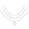 Collier Sc Crystal BS4406-CRYS-SN016+B2382-ARGENT+B2370
