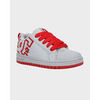 Baskets basses enfant DC Shoes COURT KIDS grey grey red