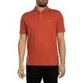 Polo Gant Polo classique en piqu&eacute; Shield Rouge