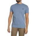 T-shirt Timberland T-shirt coupe slim avec logo brod&eacute; Bleu Grenoble