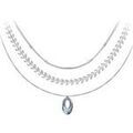 Collier Sc Crystal BS4397-SINI-SN054-ARGENT+B2881