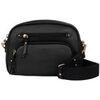 Sac Bandouliere Hexagona Sac porte travers Ref 66374 Noir 24*16*8 cm
