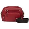 Sac Bandouliere Hexagona Sac porte travers Ref 66374 Rouge fonce 24*16*8 cm