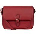 Sac Bandouliere Hexagona Sac porte travers Ref 66375 Rouge fonce 24*18*9 cm