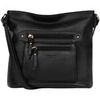 Sac Bandouliere Hexagona Sac porte travers Ref 66371 Noir 28*23*10 cm