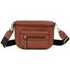 Sac Bandouliere Hexagona Sac porte travers Ref 66372 Terre 23*16*9 cm