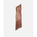 Robe Pinko KIWI ABITO SATIN CON FRANGE