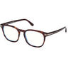 Lunettes de soleil Tom Ford FT5868-B Cadres Optiques, Havana, 53 mm