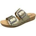 Mules femme sur Grenoble : Sabots Softclox - Dor&eacute;