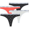 Strings Calvin Klein Jeans THONG X5 Noir